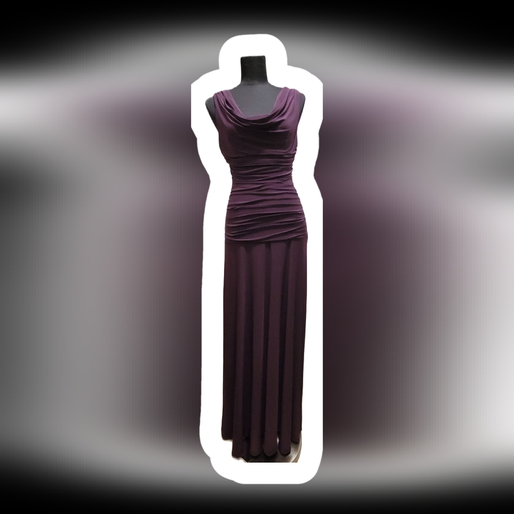 VGUC Purple Ruched Dress